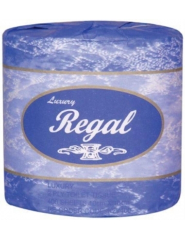 Regal トイレットペーパー 2層 400枚 高級 48パック x 1