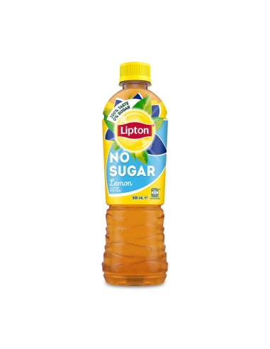 Lipton Bezcukrowa mrożona herbata cytrynowa 500ml x 12