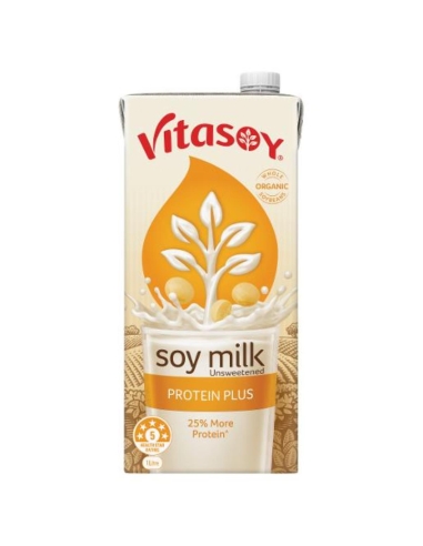 Vitasoy 蛋白质加超高温灭菌牛奶 1l x 12