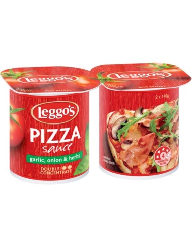 Leggos Kuchenka z sosem pizzowym 2 opakowania 140 g x 12