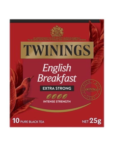 Twinings Extra Fuerte Inglés Desayuno Tea Bag 10 Pack x 1