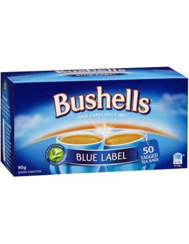 Bushells Sac à thé Blue Label 50 Pack x 5
