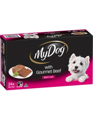 My Dog Gourmet Mięso wołowe dla psów 100 g x 24