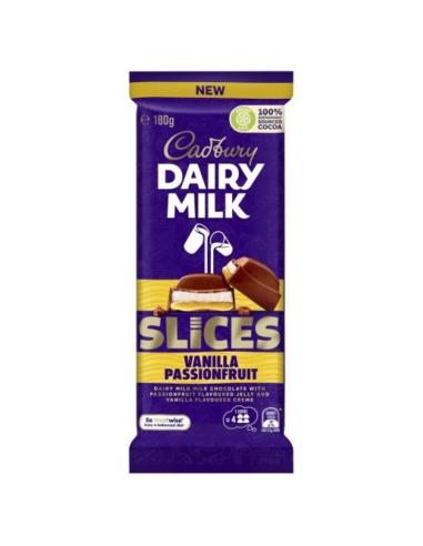 Cadbury Milch-Passionsfrucht-Scheiben 180g x 15