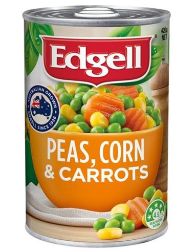 Edgell Petits Pois Maïs Et Carottes 420g x 1