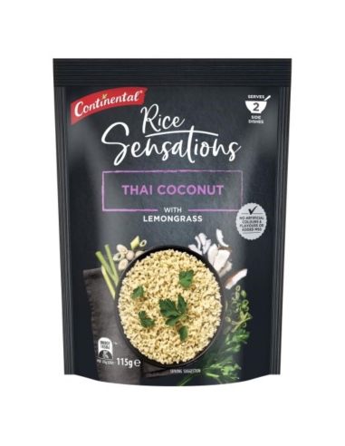 Continental Thai Coconut & Lemon Grass Rice 115g x 6