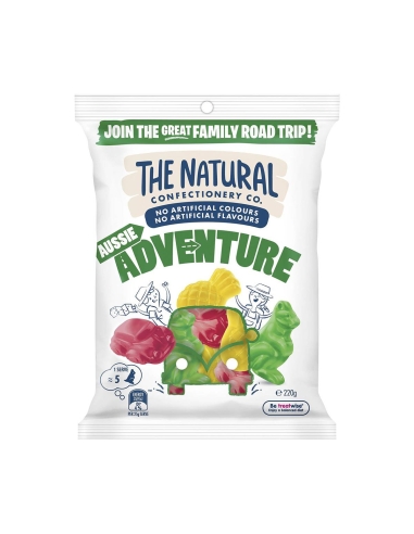 Natural Confectionery Co Aussie Abenteuer 220g x 18