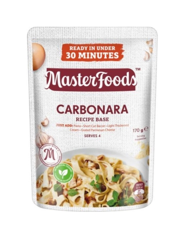 Masterfoods Base de recettes Carbonara 170g x 8