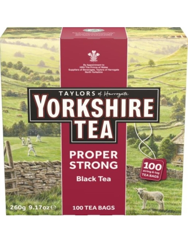 Talyors Of Harr Yorkshire Strong Tea Bags 100 verpakkingen x 1