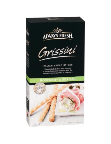 Always Fresh シーソルト＆ローズマリーグリッシーニ 125g x 1