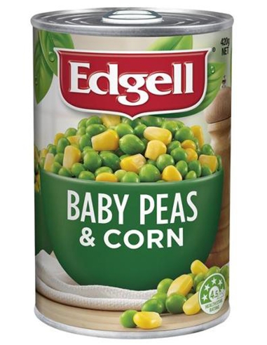 Edgell Piselli Baby & Mais Super Dolce 420g x 1