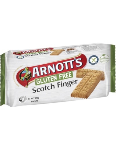 Arnotts ビスケット Scotch 指グルテンフリー 170g x 1