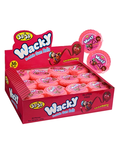 Jojo Wacky Tape Goma De Fresa 15g x 36