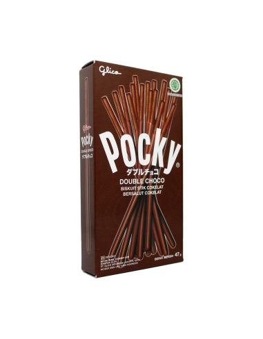 Pocky Double Choco Biscuit Stick 47 g x 10