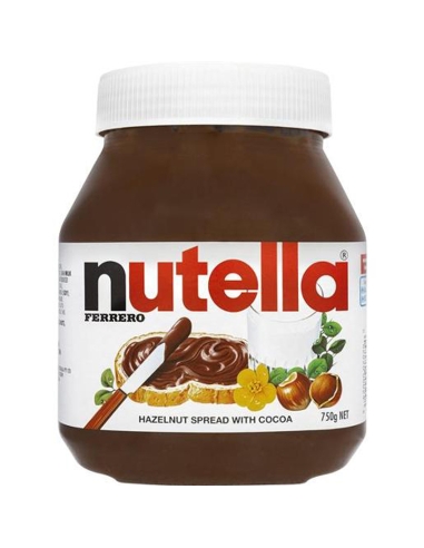 Nutella Hazlenutチョコレートスプレッド750g x 1