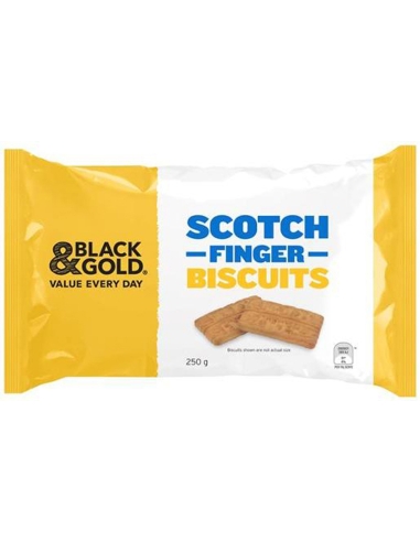 Black & Gold Scotch Finger Biscotti 250g x 1