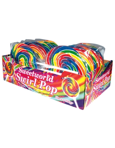 Sweetworld Sucettes glacées tourbillonnantes 200 g x 12