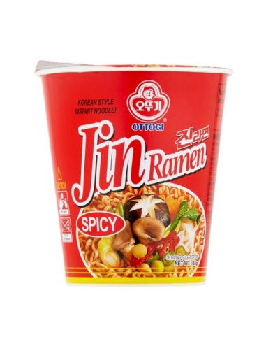 Ottogi Pikantny Jin Ramen Noodle Cup 65g x 6