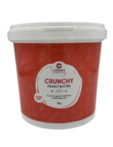 Caterers Choice Erdnussbutter Crunchy 2kg x 1