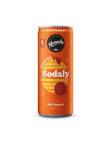 Remedy Sodaly Orange 250 ml x 12