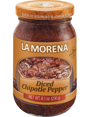 La Morena Chipotle Sauce Jarrón de vidrio 230g x 1