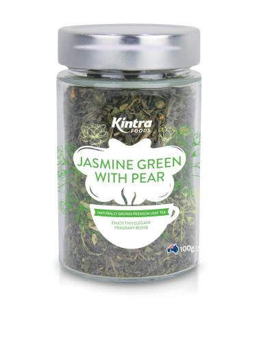 Kintra Foglia di legno Tè Jasmine Pear verde 100g x 1