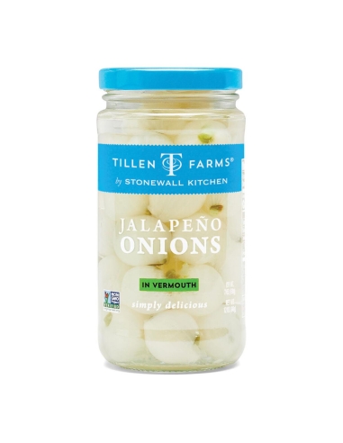 Tillen Farms Jalapeno Onions à Vermouth 340g x 1