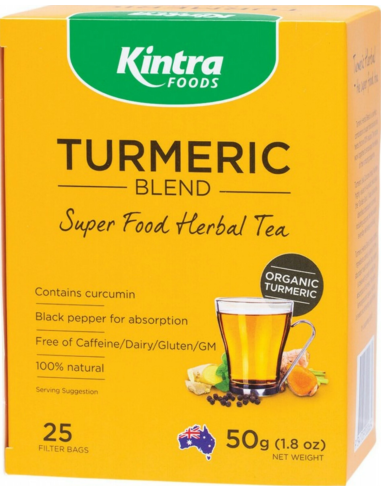 Kintra Borsa da tè Turmeric 25 Confezione 50g x 1