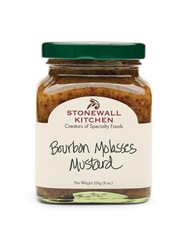 Stonewall Kitchen Mosterd - Bourbon melasse 227 g x 1