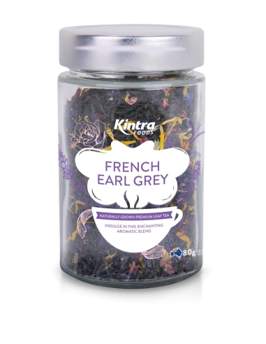 Kintra Französisch Earl Grey Loose Blatt Tee 80g Jar x 1