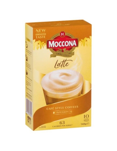 Moccona Latte-Kaffeebeutel, 10er-Pack x 1
