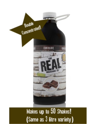 The Real Milk Shake Company Topping Chocolade Milkshake 1,5 l x 1