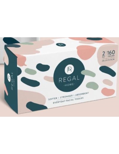 Regal Tissues Facial 2 Ply 32 by 160 Pack x 1