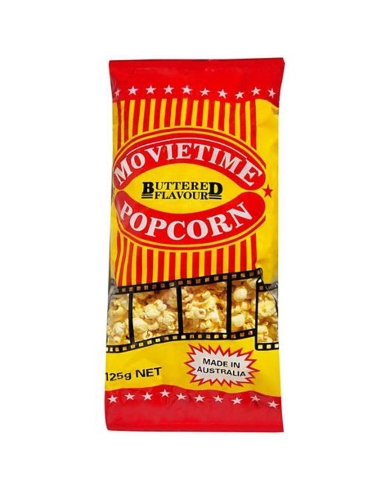 Movietime バターポップコーン 125gm x 12