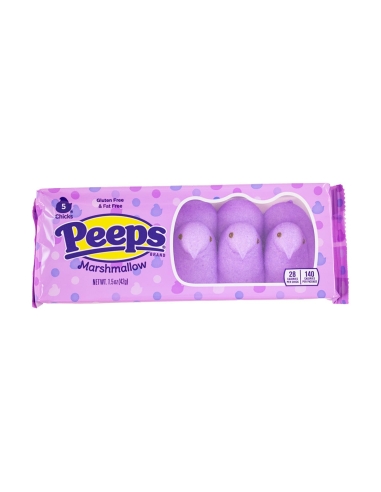 Peeps Lavendel Marshmallow Chicks 5 Pack 42g x 24