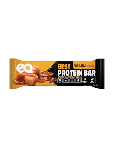 Eq Best Protein Bar Gezouten Karamel Fudge 75g x 12