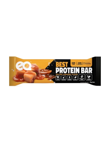 Eq Best Protein Fudge de caramel de bar 75g x 12