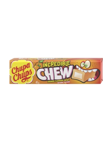 Chupa Chups Increíble Chew Orange 45g x 20