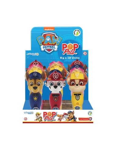 Paw Patrol Pop Pales 8g x 12