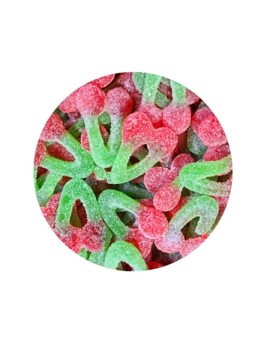 Lolliland Bombas de cereza agria 1kg x 100