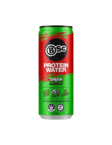 Bsc プロテインウォーター グリーンアップル 355ml x 12