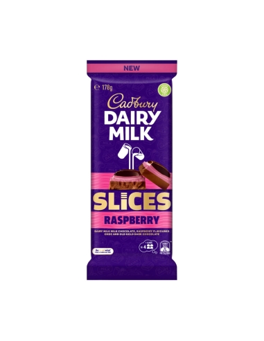 Cadbury Latticini Latte di lampone Slice 178g x 16