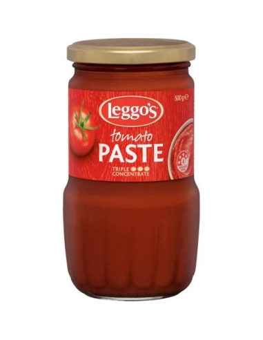 Leggos Bouteille de verre Pâte de tomate 500g x 1