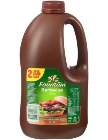 Fountain Bbq Sauce Paquete de valor 2ltr x 1