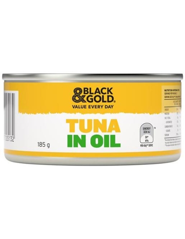 Black & Gold Thunfisch Chunks In Oil 185g x 24