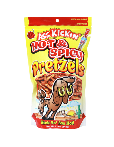 Pretzel Ass Kickin - Piccanti e piccanti 340 g x 1