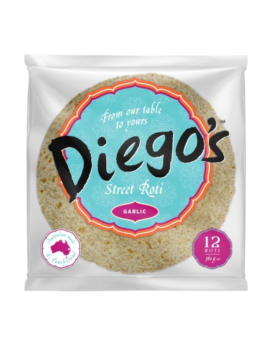 Diegos Street Roti Knoflook 12-Pack x 12