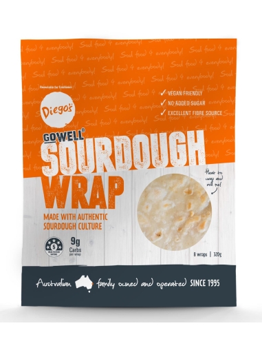 Gowell Sauerteig Wrap 8 Pack x 12