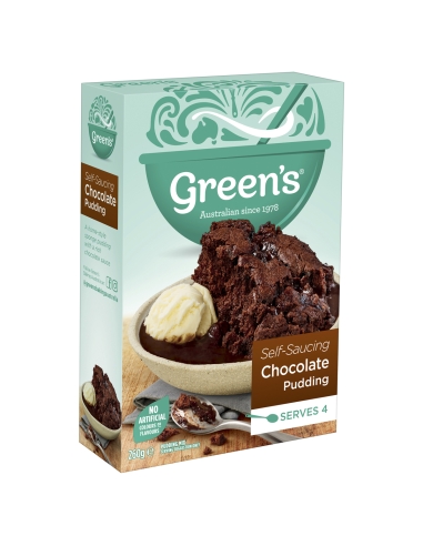 Greens Czekoladowy pudding gąbkowy 260 g x 1