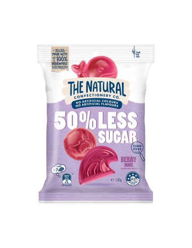 Natural Confectionery Co Vague de Baies Faible en Sucre 130g x 24